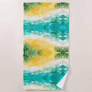 Serviette de plage d'été