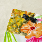 Serviette de plage d'été de retraite (En situation)