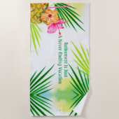 Serviette de plage d'été de retraite (Devant)