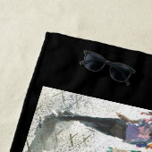 Serviette de plage Deux soeurs à Capris (En situation)