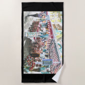 Serviette de plage Deux soeurs à Capris (Devant)