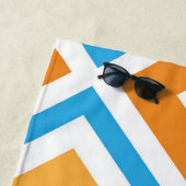 Serviette De Plage diamant Abstrait géométrique (En situation)