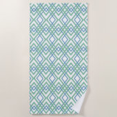 Serviette De Plage Diamants Art déco (Devant)