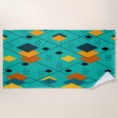 Serviette De Plage Diamants atomiques (Devant)