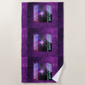 Serviette De Plage Diamond & Carousel Dreams MoonDreams Musique viole (Devant)