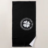 Serviette De Plage Dibs On The Redhead St. Patrick's Day Irish Ginger (Devant)