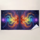 Serviette De Plage Die 7 Chakren (Devant)