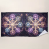 Serviette De Plage Die 7 Chakren´7 (Devant)