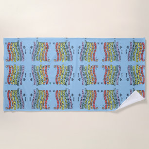 Serviette De Plage Dieu aima le monde