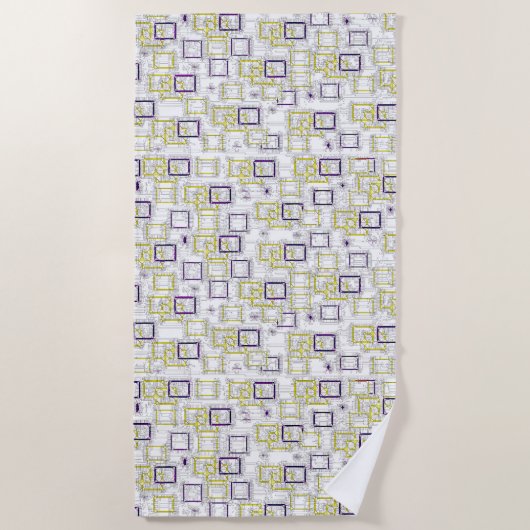 Serviette De Plage Dimensions de verrouillage (Devant)