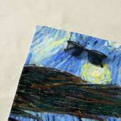 Serviette de plage d'impressionisme de nuit (En situation)