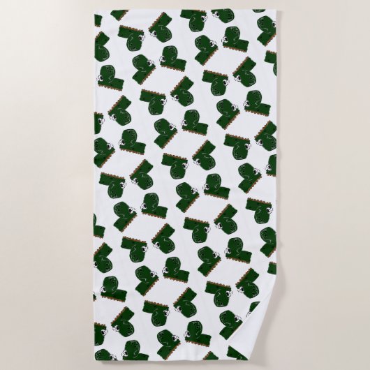 Serviette De Plage Dinasour (Devant)