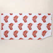 SERVIETTE DE PLAGE DINKUM ÉQUITABLE D'AUSTRALIE (Devant)