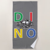 Serviette De Plage DINO - Beach Towel (Devant)
