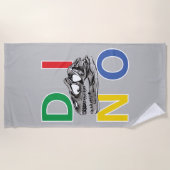 Serviette De Plage DINO - Beach Towel (Devant)