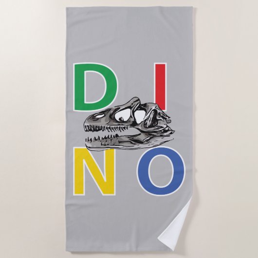 Serviette De Plage DINO - Beach Towel (Devant)