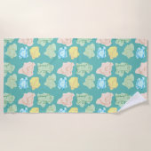 SERVIETTE DE PLAGE DINOSAUR (Devant)