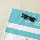 Serviette De Plage Dinosaur Princess Beach Towne (En situation)