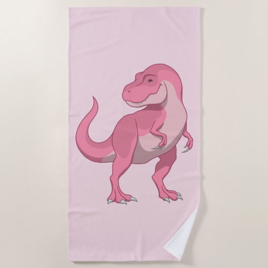 Serviette De Plage Dinosaur T-rex (Devant)