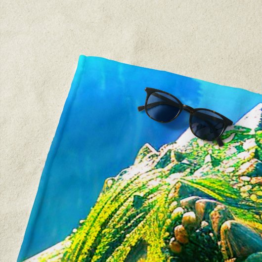 Serviette De Plage Dinosaure (En situation)