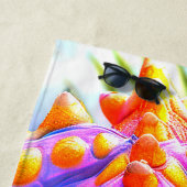 Serviette De Plage Dinosaure (En situation)