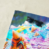 Serviette De Plage Dinosaure (En situation)