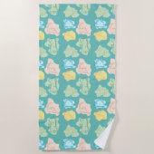SERVIETTE DE PLAGE DINOSAURE (Devant)