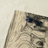 Serviette De Plage Dinosaures classiques (En situation)