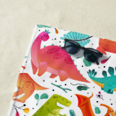 Serviette De Plage Dinosaures pour enfants (En situation)