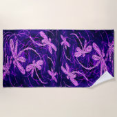 Serviette de plage Disco Dragonfly (Devant)