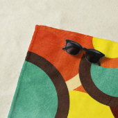 Serviette De Plage Disco les années 70 60s Retro Mod Pop Culture (En situation)