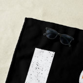 Serviette De Plage Distressed Grunge Love LGBTQ Lesbian Pride (En situation)