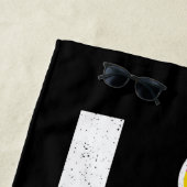 Serviette De Plage Distressed Grunge Love LGBTQ Pansexual Pride (En situation)