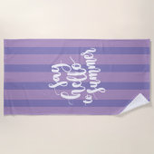 Serviette De Plage Dites Bonjour À Été (Devant)