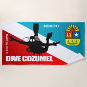 Serviette De Plage Dive Cozumel DF2 (Devant)