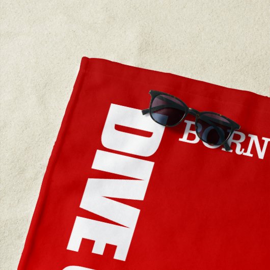 Serviette De Plage Dive Cozumel DF2 (En situation)