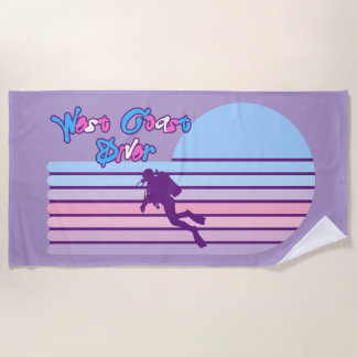 Serviette De Plage Diver trans de la côte ouest