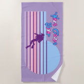 Serviette De Plage Diver trans de la côte ouest (Devant)