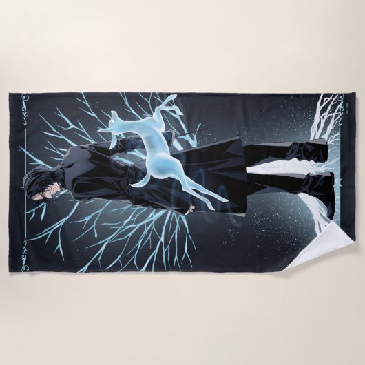 Serviette De Plage Doe Patronus d'Anime Severus Snape (Devant)