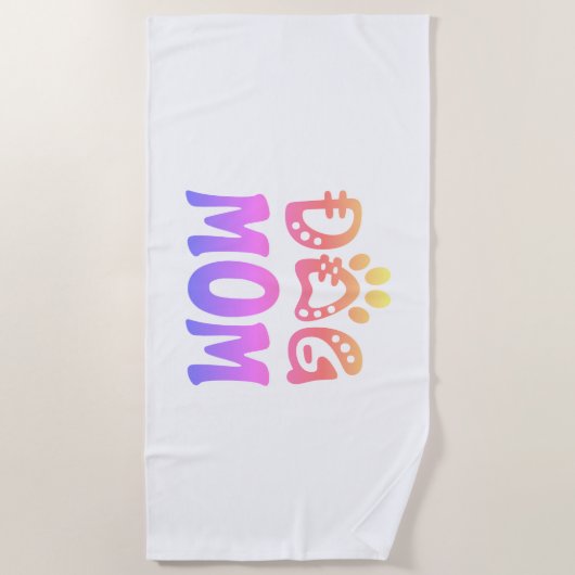 Serviette De Plage Dog (Devant)