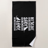 Serviette De Plage Dog (Devant)