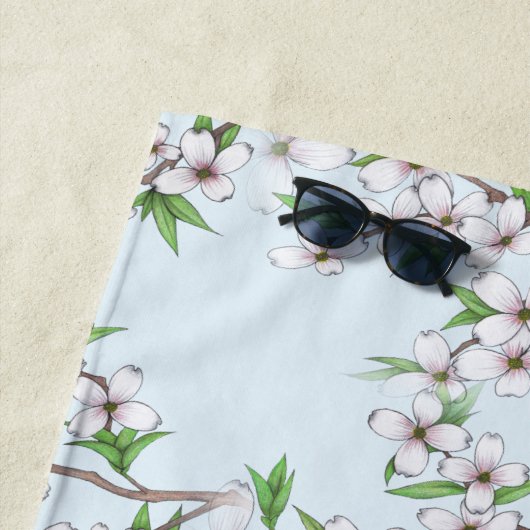 Serviette De Plage Dogwood (En situation)