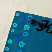 Serviette De Plage Dollar bleu (En situation)