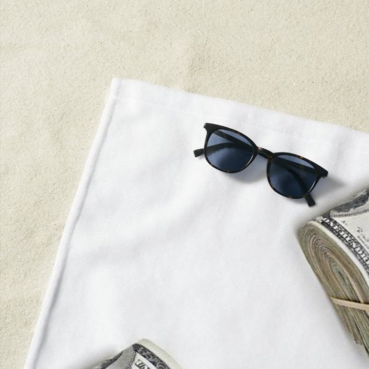 Serviette De Plage Dollars (En situation)