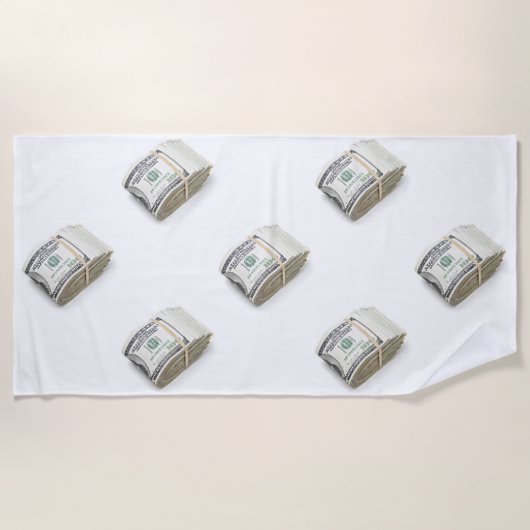 Serviette De Plage Dollars (Devant)