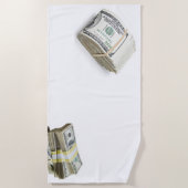 Serviette De Plage Dollars (Devant)