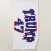 Serviette De Plage Donald Trump 47 (Devant)