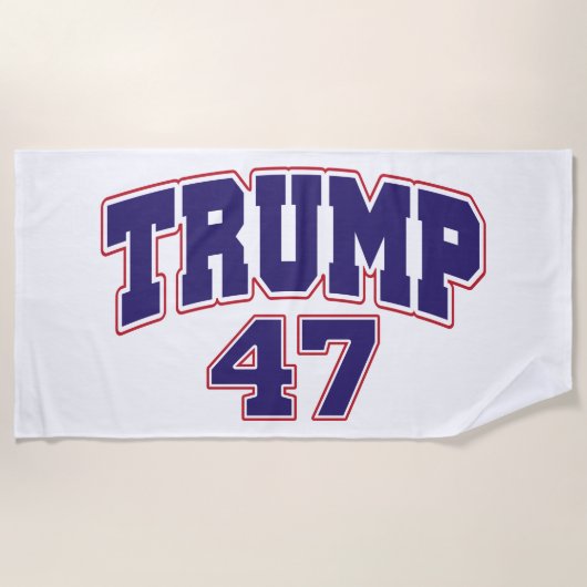 Serviette De Plage Donald Trump 47 (Devant)