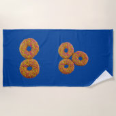 Serviette De Plage Donuts bikini (Devant)