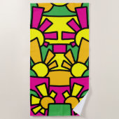 Serviette De Plage Doodle Festif Art 42 (Devant)